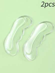 200pcs/2pcs Women's Silicone Heel Pads, Designed To Fit Snugly, Reduce Heels, And Prevent Heel Rubbing. These Heel Pads Are Thickened, Non-Slip, And Wear-Resistant, Making Them Comfortable For Long Periods Of Standing And Walking. Perfect For High Heels And Shoes, For Daily Commuting, Dating, Shopping, Or Holiday Gifts