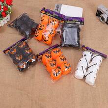 6 Pieces Of Halloween Plastic Smiling Pumpkin Bucket Venue Decoration Props, Ghost Pumpkin Bucket, Pumpkin Light Decorations - Multicolor - View 6