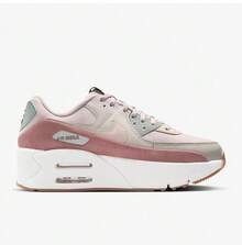 Nike Zapatillas casuales de mujer con plataforma acolchada, cómodas y versátiles, con amortiguación de impactos - Rosa - Ver 4