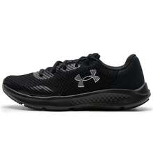 Under Armour Women's UA Charged Pursuit 3 Comfortable Shock-Absorbing Outdoor Sports Shoes, Model: 3024889-003 - Black - View 1