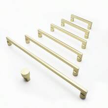 Manijas de muebles sólidos y lujosos, manijas de aleación de zinc de alta gama para gabinetes y cajones, tiradores de armario, manijas de puerta de cocina y armario - Multicolor - Ver 8