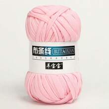 1pc T-Shirt Yarn, Woven Fabric Yarn, For Crocheting And Weaving Bags, Pillows, Dolls, Handcrafted Crochet