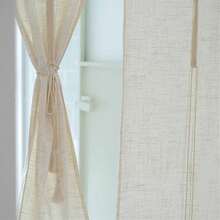 1pc Japanese Style Doorway Curtain Without Rod, Suitable For Bedroom, Entryway, Kitchen, Room Divider, Half Curtain