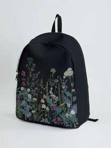 New College Backpack With High Capacity For Men And Women, Laptop School Bag For Women, Cute Travel Bag For Girls, Cool - 黑色 - 查看 8