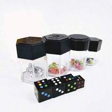 1 Set - Magic Dice - Magic Trick Props From Large To Small - Stage Magic Toy - Magic Toy - Birthday Gift - Christmas Gift - Small Gift - Toy - Random Dice Color - Christmas - Multicolor - View 3