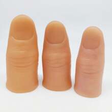 1Pc Scarves Disappear Magic Performance Props ,Fake Finger Sleeve, Realistic FakeFinger, Magic Tricks, Silly Gag Gifts, Pranks,Christmas Performances, Suitable For MagicShows, Party Entertainments, Prank Toys