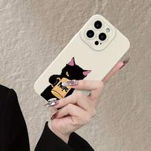 Lindo regalo de gato pequeño para hombres y mujeres, funda protectora de teléfono personalizada, elegante y sencilla, con protección contra golpes y caídas, suciedad y durabilidad, adecuada para  17/17 Pro/17 Pro Max/17 Air/ 16/16 Pro/16 Pro Max/16 Plus/ 15/15 Pro Max/15 Pro/15 Plus/ 14/14 Pro/14 Plus/14 Pro Max/ 13/13 Pro/13 Pro Max/12/12 Pro/12 Pro Max/11/11 Pro/11 Pro Max/XR/X/XS/XS Max. Es el regalo de cumpleaños perfecto para novias, novios, esposos, esposas, amigos o para uno mismo, innovador y a la moda, adecuado tanto para hombres como para mujeres.Interesantes y únicas fundas de teléfono multicolor populares en negro y blanco - Blanco 1391 - Ver 7