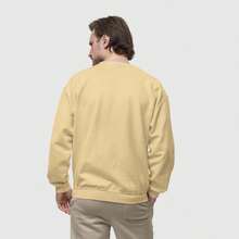 Milano Italia Casual Flannel Crew Neck Sweatshirt Men's Sweatshirt - màu đen - Xem 5