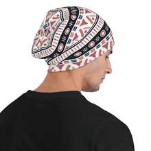 1pc Floral Pattern Visorless Beanie Cap, Windproof Pullover Hat Suitable For Everyday Wear - 27-1 - View 10