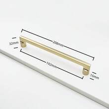 Manijas de muebles sólidos y lujosos, manijas de aleación de zinc de alta gama para gabinetes y cajones, tiradores de armario, manijas de puerta de cocina y armario - Multicolor - Ver 24