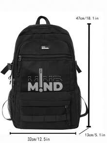 Large Capacity Multi-Compartment Unisex Backpack, Casual Lightweight Short Trip Luggage School Bag - Multicolor - View 11