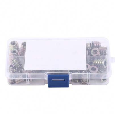 50 piezas de Inserto De Tuerca Para Muebles De Madera, Tuerca Cónica