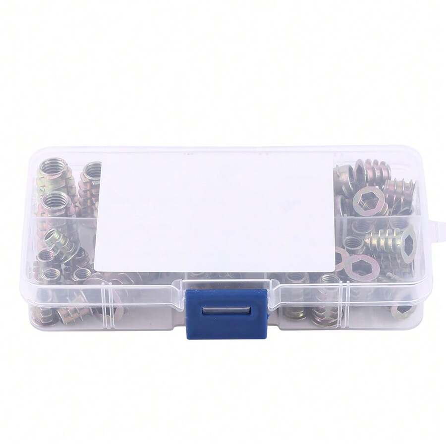 50 piezas de Inserto De Tuerca Para Muebles De Madera, Tuerca Cónica - Multicolor - Ver 1