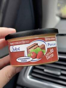 1 件装汽车空气清新剂固体香味，多种香味：菠萝椰子/苹果/薰衣草