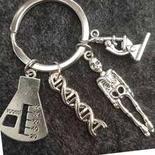 1pc Creative Microscopic Cell Design Keychain For Men, Science Student Souvenir Keyring, Gift For Classmates, Friends, Boyfriend School Car Accessories Cute Goth Y2k - Multicolor New-3 - View 2