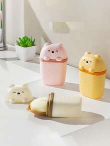 1PC Travel Soap Box Cute And Fun Sealed With Lid Drainage Cartoon Soap Fat Soap Box Travel Drainage Soap Storage New Box Portable With Lid Sealed Soap Box