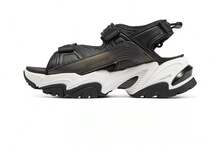 Skechers Women's New Summer Thick-Sole Increase Height Sports Beach Shoes, Bear Design Exoskeleton Sandals - Black - View 5