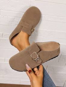 Elegant Women's Slip-On Mule Sandals, High-Grade, Versatile, Casual, Spring/Summer 2025 New Arrival