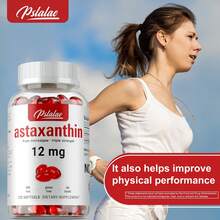 PSLALAE Astaxanthin 12mg - Promote Eye, Joint, Heart & Brain Health, Powerful Antioxidant, Support Vision - 120pcs - 120 viên nang - Xem 5
