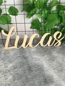 定制木质铭牌 | 字母墙饰 | 房间装饰 | 墙饰 | 铭牌 | 房间装饰 | 木质牌匾 | 波西米亚风格，木质墙饰 - 彩色 - 查看 3