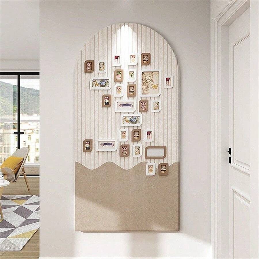 1 Stück Filzboard in Bogenform für Büro und Heim Dekoration, Schulmaterial, Schulanfang