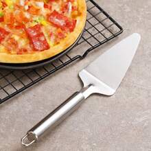 Cake Server With Round Tube Handle - Silver - View 4