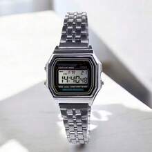 Women's Retro Mini Vintage Digital Watch - Black - View 2