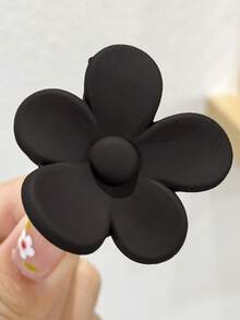 1 件优雅简约仿珍珠发夹套装，防滑且牢固固定的塑料发夹，适合浓密的头发，中等尺寸，白色配饰，休闲日常佩戴发夹发饰发饰蝴蝶结女士配饰女士配饰发髻海滩配饰