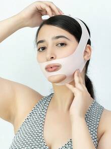 1pc Women Face Mask Bandage Sleep Mask Face Sculpting, Suitable For Daily, Household, Office Or Gym Wear