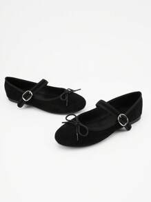 Women's 2025 New Outdoor Fashion Mary Jane Strap Decor Animal Print Fabric Flat Shoes, Lightweight Comfortable Soft Sole Loafers, Slip-On Granny Shoes