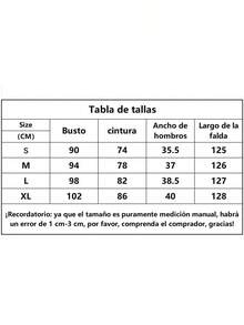 Elegante Vintage de la Mujer de puntos impresos con cuello en V Botón de Split Vestidos,Falda larga estampada de media manga - Azul - Ver 7