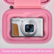 YYWSH-GWCASE Camera Case For Canon PowerShot G7X Mark II G7X Mark III SX740 HS SX720 HS Cute Camera Bag With Mesh Pocket Dividers For SD Cards And Other Accessories TravelReady Pink Case Only Z2q5 - Pink - View 5