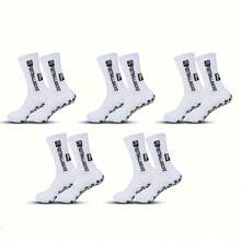 5 Pairs Of Women's And Men's Sports Football Socks Non-Slip Sports Fitness Basketball Cycling Running Rugby Socks