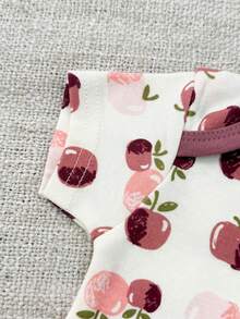 4 PCS Infant Boy Girl 0-12 Months Pure Cotton Casual Short Sleeves Cute Cartoon Baby Bodysuits Four Seasons - Multicolor - View 5