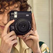 mini99 Polaroidkamera, retro omedelbar bildtagning, officiell exklusiv svart, otrolig stil, bärbar present till tjejer, högkvalitativ omedelbar fotografering - Klassisk svart - Visa 2