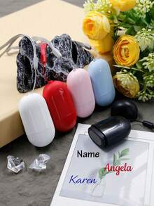 Custom Name Stamp, Personalized Signature Stamp, Customized Capsule Name Clothes Stamp, Customizable, Birthday Gifts, Suitable For Work Signature, Custom Stamp, Cuteness, Multipurpose, Office, Reusable, Envelopes, Invitation, Anniversary, Teacher - Style a - View 5