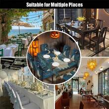 1/4/5/6/7/36件万圣节主题鬼怪印花椅套/椅套套装适用于室内居家餐厅酒店现代日常装饰,派对装饰,婚礼装饰,餐厅装饰,厨房装饰,桌布适用于方桌,弹力椅套可水洗