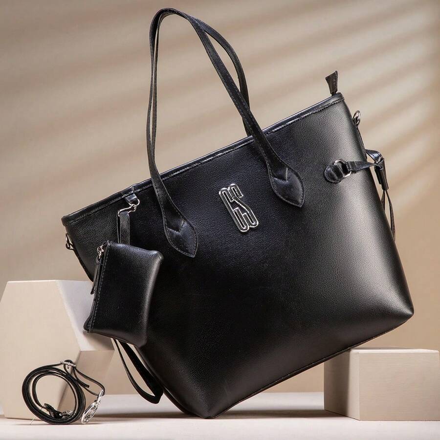 Gaby Show Women's Fashion Glamorous Bag Premium Line Chic Satin Lining + Coin Purse