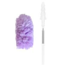 Microfiber Feather Duster For Cleaning 13 Inch Extendable Cobweb Dusters Washable Bendable Tool For Office Car Window Furniture