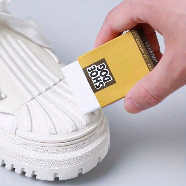 1/2 PIEZAS Borrador de zapatos profesional - Quitamanchas instantáneo para, recubierto y zapatillas de malla | Almohadilla de microfibra de limpieza en seco con doble agarre | Esencial de viaje para el cuidado de zapatos (regalo ideal para amantes de las zapatillas)