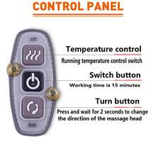 Shiatsu Back Shoulder And Neck Massager, Ideal For Gift Giving, Best Gift For Women, Men, Moms, Dads For Pain Relief - Màu be - Xem 4