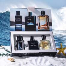 Men's Perfume Gift Box 3-Piece Set Of Cologne, Fragrant Sea, Foreign Fragrance, Wood Fragrance Combination Package, High Cost Performance, Can Be Used As A Gift Companion Gift For Friends, Family And Colleagues 90ml - 清新香調 - 查看 3