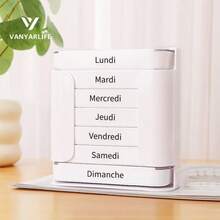 1pc, 7-Day Large Capacity Portable Pill Case With Morning/Noon/Night Compartments, Weekly Pill Organizer Box For Travel