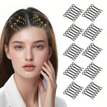 1/5/10/20PCS U-Shaped Hair Clip, Invisible Hair Finishing Fixed Comb, Mini Bangs Bracket Styling Tool Broken Hair Finisher Ornament Hair Clip Top Clip Back Of Head Invisible Bangs Fixed Insert Comb Anti, Slick Back Brush, Hair Dryer, Hair, Barber, Hair Tools, Hair Products, Edge Brush, Styling Brush, Travel, Hair Dryer, Hair Stuff, Hair Spray, Curly Hair Products, Hair Cutting Scissors, Christmas, Barbershop, Hairdressing, Hair Dryer, Curly Hair Brush, Hairdressing Equipment,Travel Essentials,Travel Essential,Hairstyle,Hairdressing,Hair,Travel,Hair Products,Hair Tools,Hair Stuff,Barber,Barber Accessories,Barbershop,Hairdressing Equipment