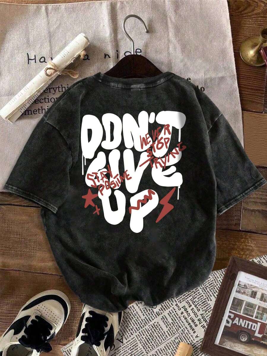 YUNCHIC - Men's Washed Short Sleeve Shirt & Casual Pants, Suitable For Workplace, Commute, Daily Wear, Workout, Easy Care, Durable, Multi-Size, Essential Summer Staple - Black - View 1