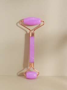 1/2件套面部美容刮痧按摩工具，紫色滚轮按摩器，身体刮痧板，经络按摩套装，适合女性、学生、母亲、姐妹，节日礼物 - 紫色 - 查看 12