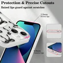 Magnetic For IPhone 16 16E 16 Pro 16 Promax 16 Plus 15 14 13 12 11 17/17pro/17promax/17air/17E Case, Bow Case Compatible With MagSafe, Wireless Slim Clear Ribbon Aesthetic Phone Cover Anti-Yellowing Shockproof Protective Cover For Women Girl - Black - TMCX nơ đen - Xem 4