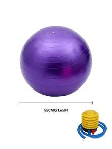 Bolas de ioga anti-estouro premium de 55-65-75-85 cm - Melhora a ginástica, a recuperação pós-parto e o treinamento físico, força central, flexibilidade e equilíbrio - Design espesso, durável e anti-estouro, experiência de exercício