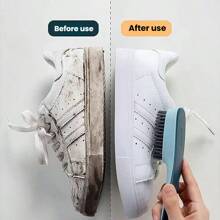 1 pieza Cepillo de zapatos de estilo nórdico de mango largo