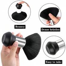 Professional Salon Hair Cutting Cape With Adjustable Neck Strap, Waterproof & Reusable Barber Cape For Men Women Kids, Black Hairdressing Cape With Built-In Neck Duster Brush For Home Salon Use - In hoa màu vàng - Xem 4